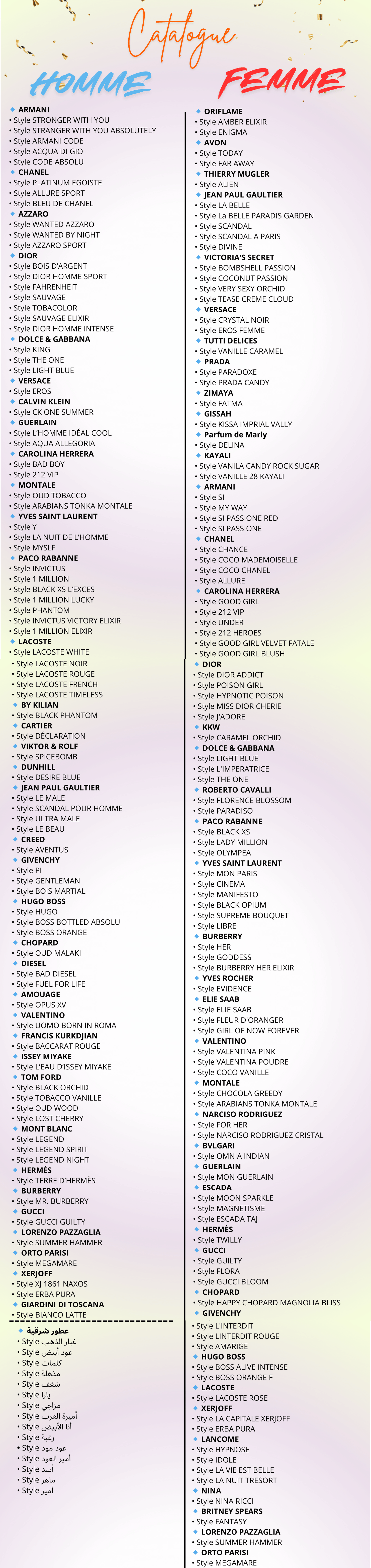 Catalogue